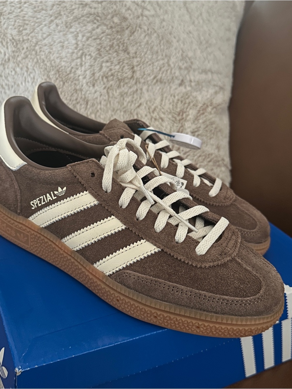 Size 6.5 - Adidas Handball Spezial Earth Strata Gum Womens | IF6490 | NEW